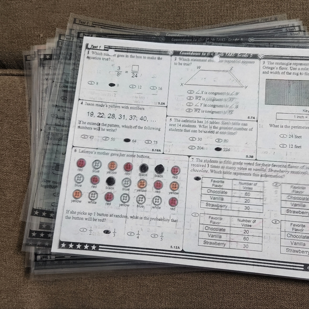 Math Projector Sheets - Picture 8 of 8